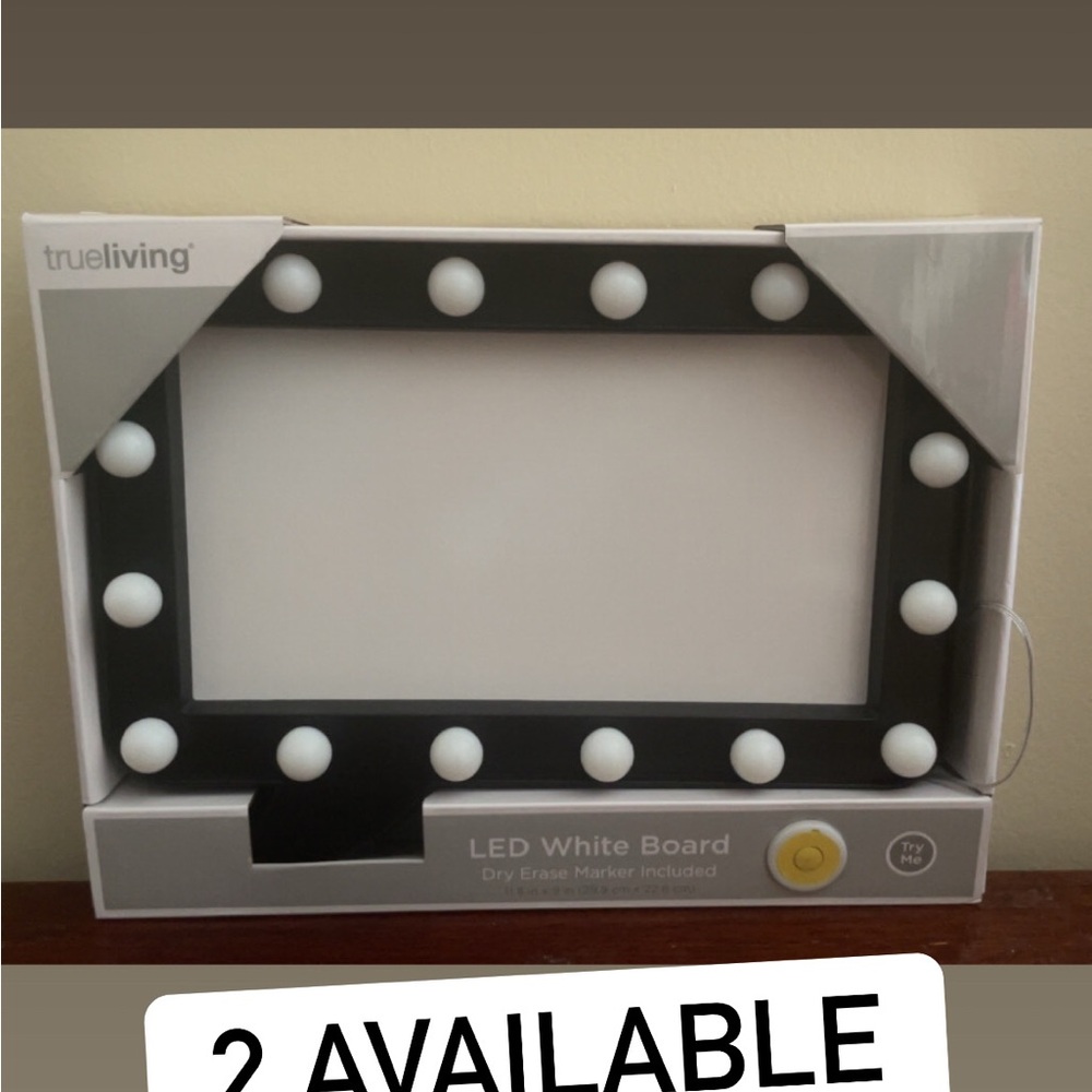LED White Board with Black Frame